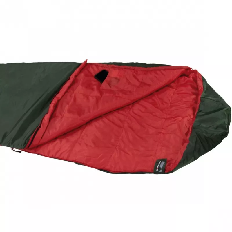 High Peak Lite Pak 800 slaapzak (groen/rood)