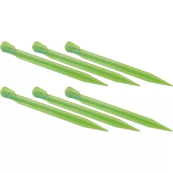 High Peak plastic tentharing Glow Worm, 6 stuks (lichtgroen, 20 cm)