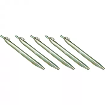 High Peak Stalen Haring met Haak, 6 stuks (24 cm)