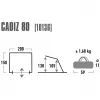 High Peak strandtent Cadiz 80 Beach Shelter (grijs)