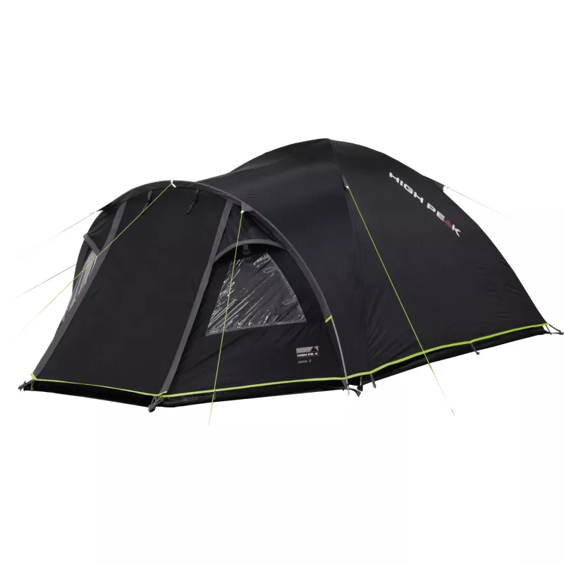 High Peak Talos 4 koepeltent (donkergrijs / lichtgroen)