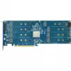 HIGHPOINT Rocket 1608A PCIe Gen5 x16 naar 8-M.2 NVMe switch-adapterkaart