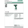 HIKOKI WH18DD 18V accu-slagschroevendraaier, 0-3200 tpm, 0-400 IPM