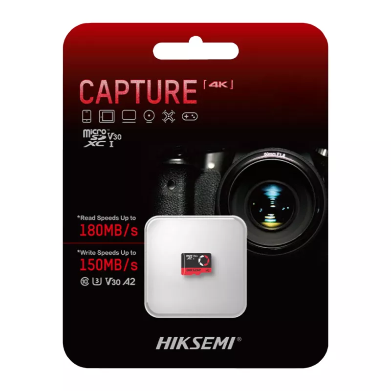 Hiksemi Capture V30 256GB MicroSDXC-geheugenkaart (zonder adapter)