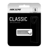 HIKSEMI Classic 64GB USB 3.0 flashdrive, zinklegering, kaploos schuifmechanisme, zilver