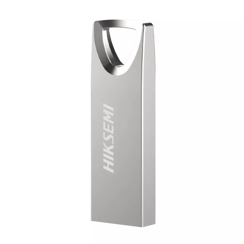 HIKSEMI Classic 64GB USB 3.0 flashdrive, zinklegering, kaploos schuifmechanisme, zilver