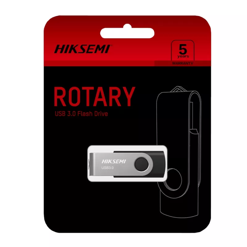 HIKSEMI Rotary Series 64GB USB 3.0 flashdrive - zilver