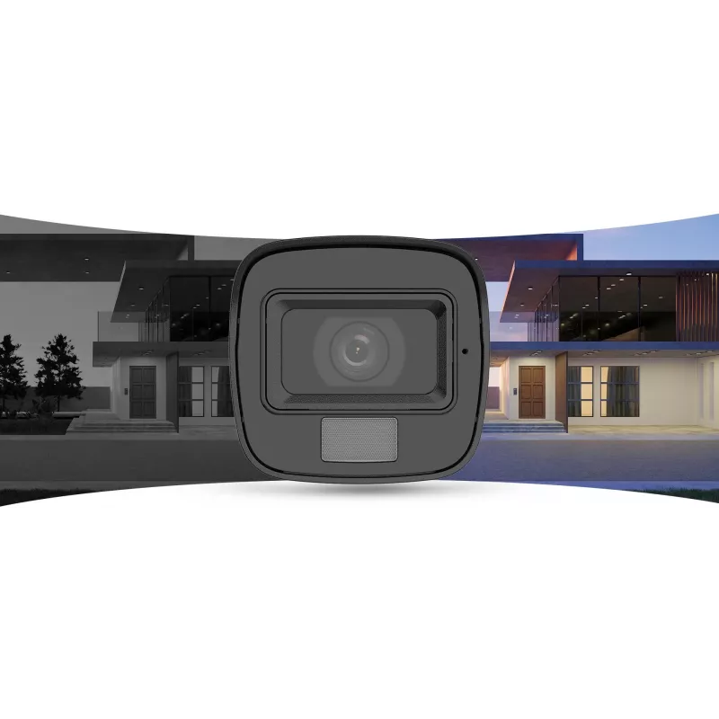 Hikvision 4-in-1 Hilook 8MP TVI-B8M-20DL zwarte bulletcamera 2.8mm