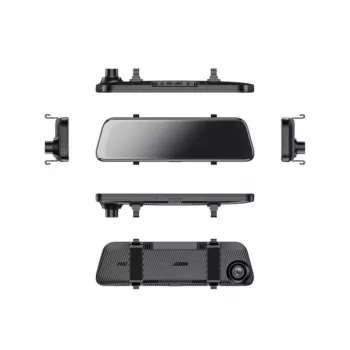 Hikvision AE-DC4928-N6PRO 2K AI-videorecorder met 9,35 inch IPS-touchscreen, dubbele camera's, spiegelbevestiging, zwart