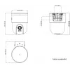 Hikvision DS-2CD1F47G3H-LIUF/SX 4 MP ColorVu 3.0 pan-tilt netwerkcamera, 2,8 mm lens, tweewegaudio, IR-/wit licht 30 m, IP66