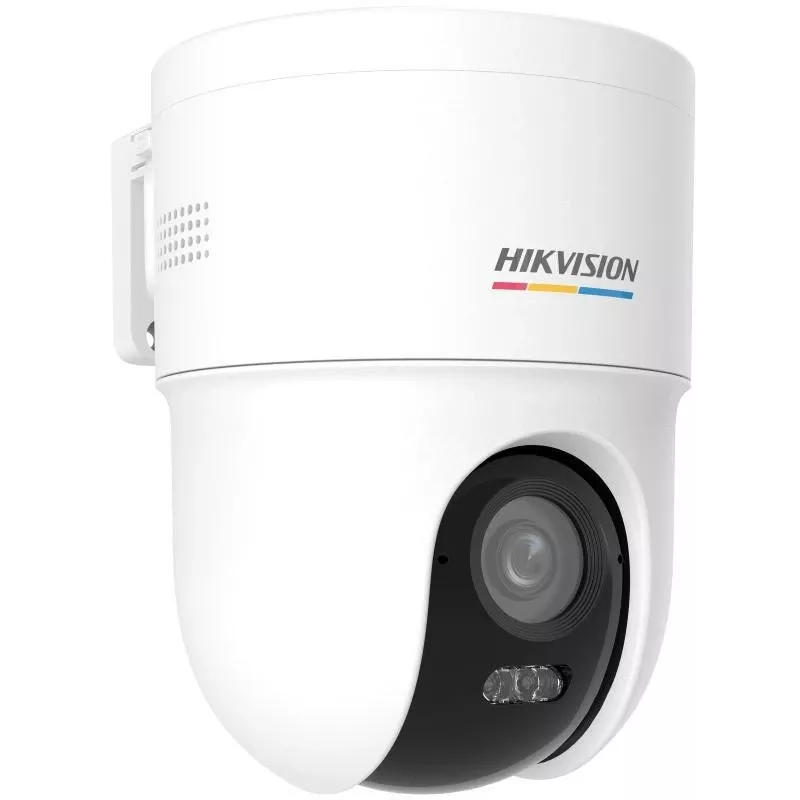 Hikvision DS-2CD1F47G3H-LIUF/SX 4 MP ColorVu 3.0 pan-tilt netwerkcamera, 2,8 mm lens, tweewegaudio, IR-/wit licht 30 m, IP66