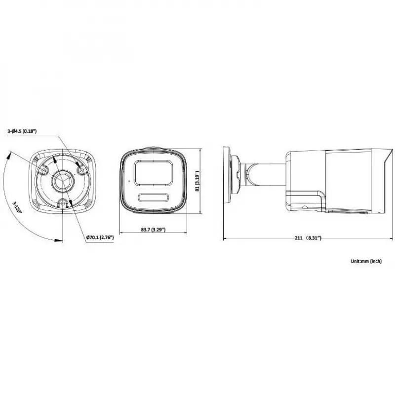 Hikvision DS-2CD1T47G2H-LIUF/SL 2.8mm 4MP IP-camera
