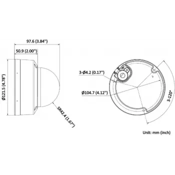 Hikvision DS-2CD2183G2-LIS2U(2.8MM)(BLACK)/PL 8MP 4K UHD Smart Hybrid Light AcuSense dome IP-camera
