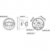 Hikvision DS-2CD23127G3P-LIS2UY/SL 12MP 180° turret netwerkcamera met AcuSense