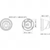 Hikvision DS-2CD2343G2-LI2U/SL 2,8mm PL AcuSense 4MP turret IP camera met Smart Hybrid Light