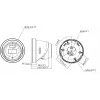 Hikvision DS-2CD2367G3-LIS2UY/SRB 6MP AcuSense turret netwerkcamera, 2,8 mm, zwart
