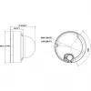 Hikvision DS-2CD2743G2-LIZS2U 4MP AcuSense gemotoriseerde varifocale dome-IP-camera, 2,8-12 mm, zwart, PoE/12 VDC