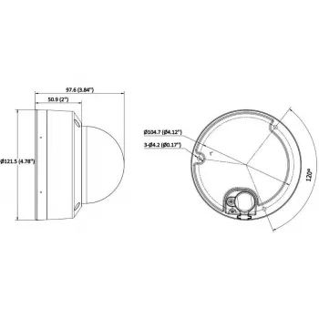Hikvision DS-2CD2743G2-LIZS2U 4MP AcuSense gemotoriseerde varifocale dome-IP-camera, 2,8-12 mm, zwart, PoE/12 VDC