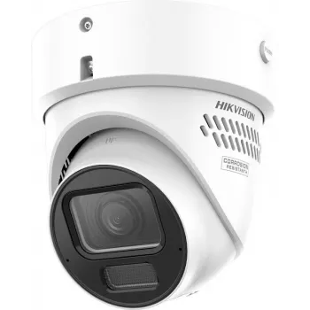 Hikvision DS-2CD2H67G3-LIZS2UY/SRB 6 MP outdoor turret IP-camera met AcuSense, 2,8-12 mm gemotoriseerde varifocale lens, witlicht en IR, PoE