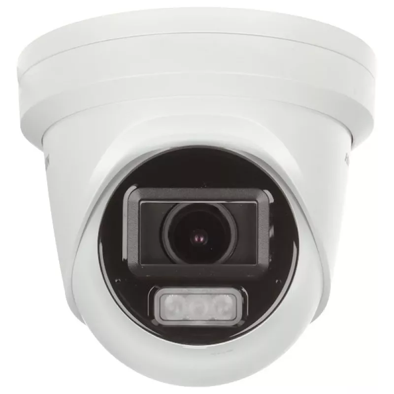 Hikvision DS-2CD2H83G2-LIZS2U 8 MP AcuSense gemotoriseerde varifocale turret-netwerkcamera met lens (2.8-12mm)