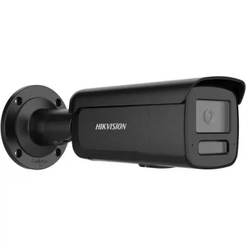 Hikvision DS-2CD2T126G3-IS2UY/SL(2.8)eF 12MP AcuSense bullet IP-camera met flitslicht, geluidswaarschuwing, 2.8mm objectief, zwart