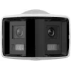Hikvision DS-2CD2T46G2P-ISU/SL(2.8MM)(C) 4MP panoramische AcuSense IP-camera, 2x 2,8mm, 180° gezichtsveld, IP67, PoE