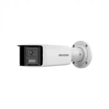Hikvision DS-2CD2T46G2P-ISU/SL(2.8MM)(C) 4MP panoramische AcuSense IP-camera, 2x 2,8mm, 180° gezichtsveld, IP67, PoE