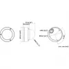 Hikvision DS-2CD3163G2-ISU 6MP buiten domecamera met AcuSense, 2,8mm-objectief, IP67, IK10