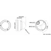 Hikvision DS-2CD3163G2-ISU 6MP buiten domecamera met AcuSense, 2,8mm-objectief, IP67, IK10