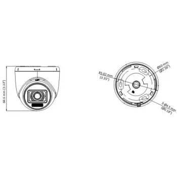 Hikvision DS-2CE76K0T-LPFS(2,8mm) 3K turretcamera met Smart Hybrid Light en audio, binnen, vaste brandpuntsafstand