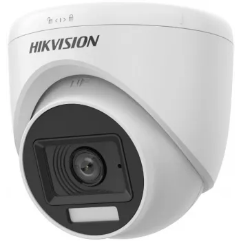 Hikvision DS-2CE76K0T-LPFS(2,8mm) 3K turretcamera met Smart Hybrid Light en audio, binnen, vaste brandpuntsafstand