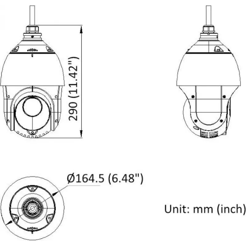 Hikvision DS-2DE4225IWG1-E 2MP 25x IR netwerk PTZ-domecamera