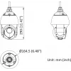 Hikvision DS-2DE4825IWG1-E 8MP 25x PTZ dome IP-beveiligingscamera met AcuSense, 100m IR, PoE+