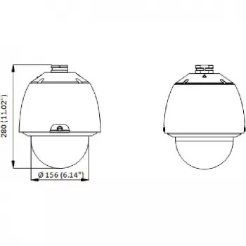 Hikvision DS-2DE5425WG1-E 4 MP 25x netwerk IR PTZ camera