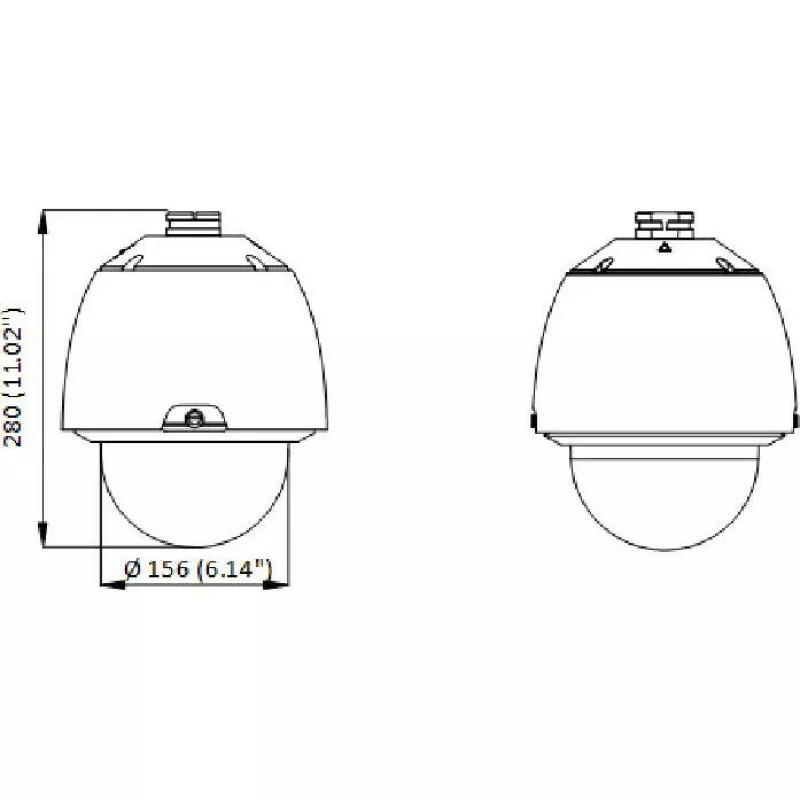 Hikvision DS-2DE5425WG1-E 4 MP 25x netwerk IR PTZ camera