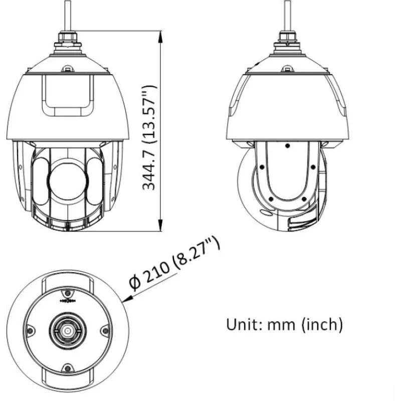 Hikvision DS-2DE5432IWG1-E 4MP 32x PTZ dome IP-beveiligingscamera