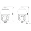 Hikvision DS-2DF8425IX-AELW(T5) 8MP 25x IR netwerk speed-domecamera met laser, DarkFighterX, 500m laserbereik