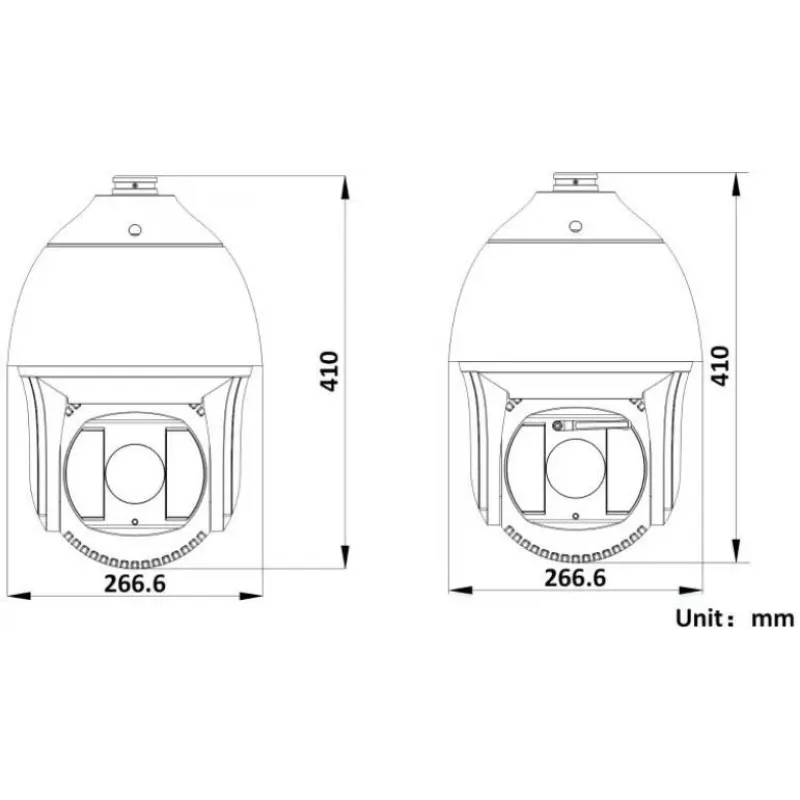 Hikvision DS-2DF8425IX-AELW(T5) 8MP 25x IR netwerk speed-domecamera met laser, DarkFighterX, 500m laserbereik