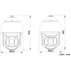 Hikvision DS-2DF8425IX-AELW(T5) 8MP 25x IR netwerk speed-domecamera met laser, DarkFighterX, 500m laserbereik