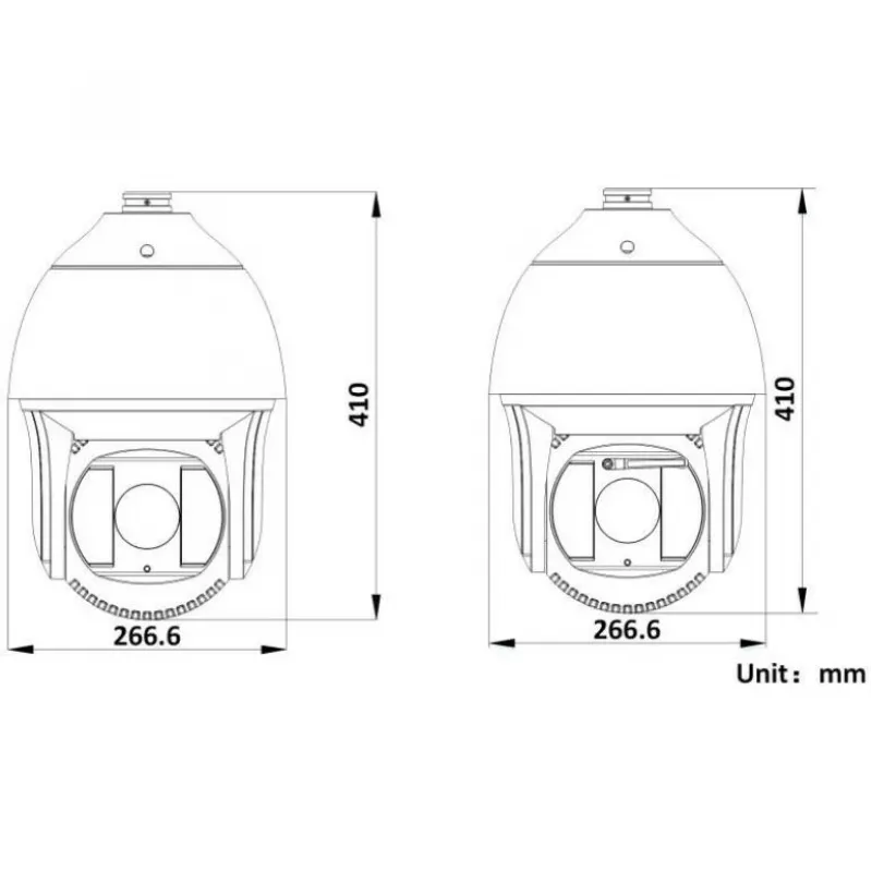 Hikvision DS-2DF8425IX-AELW(T5) 8MP 25x IR netwerk speed-domecamera met laser, DarkFighterX, 500m laserbereik