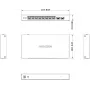 Hikvision DS-3E1510P-EI/M-8P2F 8-poorts Gigabit PoE+ smart managed switch met 2 SFP-poorten