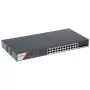Hikvision DS-3E1528-SI-24T4F Layer 2 managed PoE-switch, 24 PoE-poorten, 4 SFP-uplinks, 370W PoE-budget
