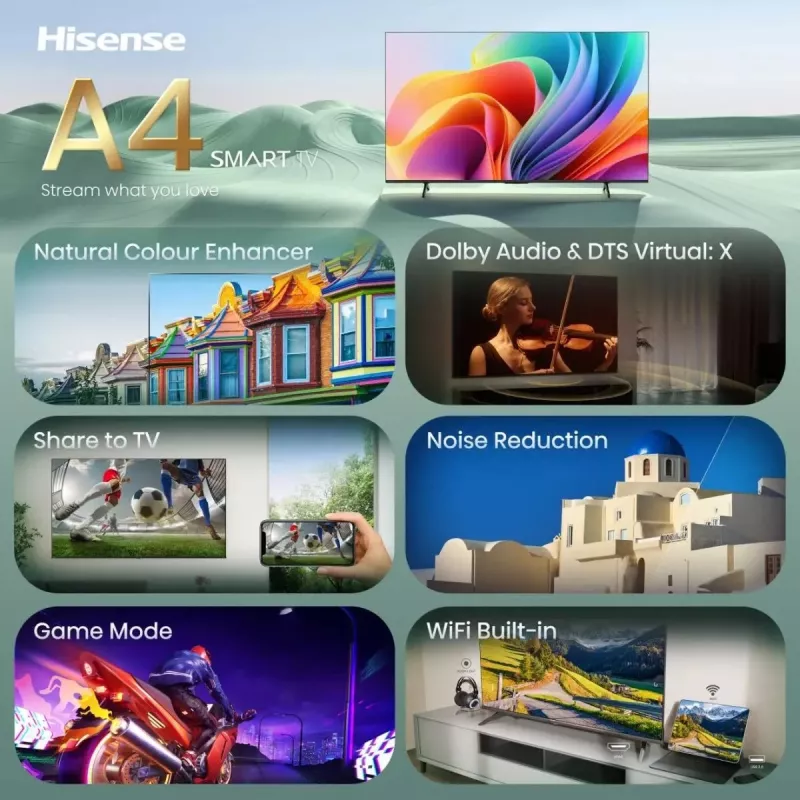 Hisense 32A4S 32 inch (80 cm) Full HD smart tv