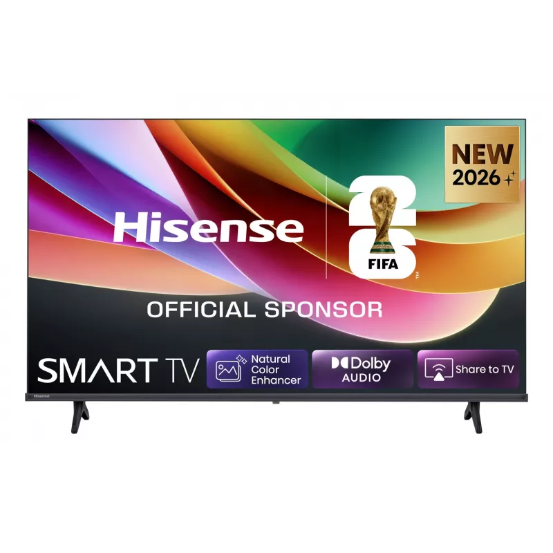 Hisense 40A4S 101,6 cm (40 inch) Full HD Smart TV Wi-Fi zwart 200 cd/m²