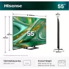 Hisense 55E89S 55-inch 4K ULED smart-tv met Dolby Vision IQ, HDR10+ Adaptive, VIDAA U6, grijs