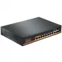 HISMART PoE-switch 1000Mbps 8-poorts + 2G uplink + 2G SFP