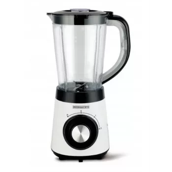 HNC standmixer HPM 8164 HEINRICH'S 2000W hoogvermogen standmixer met 2L Tritan-kan, 6 RVS-messen, traploze snelheid, pulse, ice crush, zwart/zilver