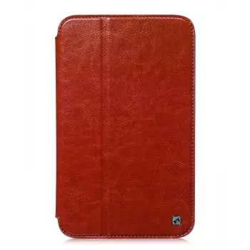 Hoco Crystal Folder Series beschermhoes voor Samsung Galaxy Tab 3 7.0 T210, bruin