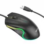 Hoco GM19 Enjoy Gaming Luminous Bedrade Muis Zwart