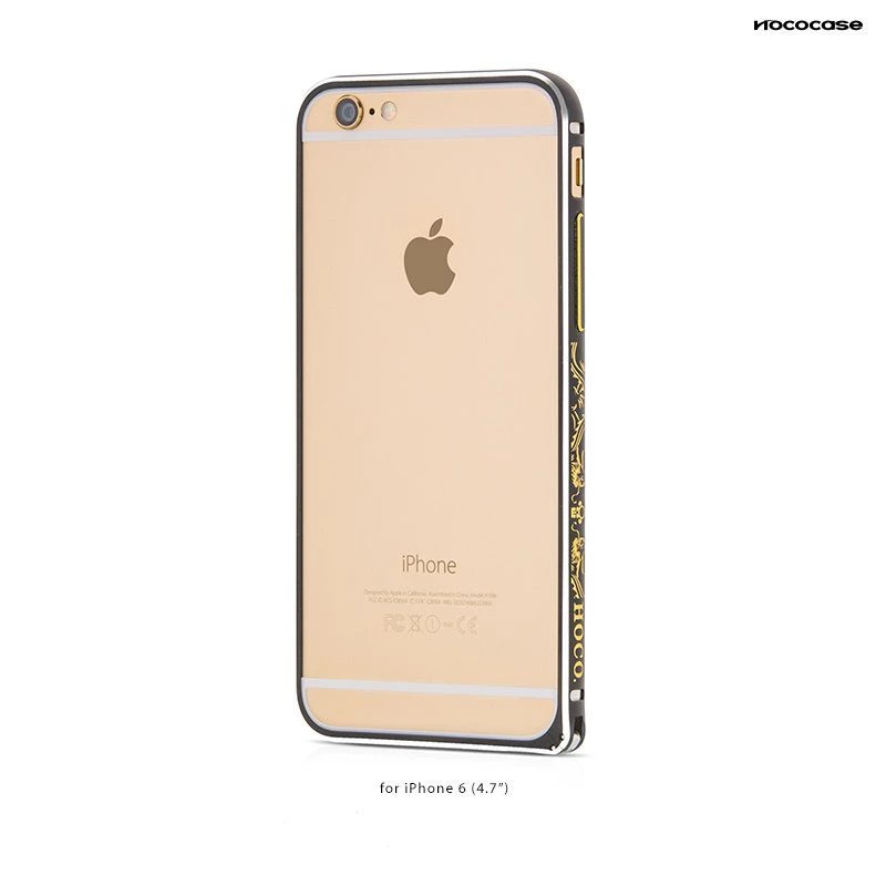 Hoco Good Fortune Bumper Case voor Apple iPhone 6/6S - zwart